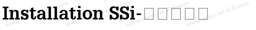 Installation SSi字体转换